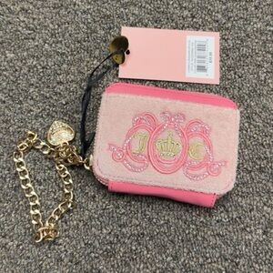 Juicy Couture Lovers Club Square Zip Card Wallet